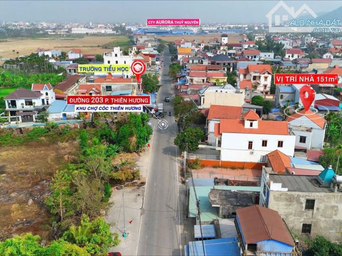 Bán đất tặng nhà siêu đẹp 151m ngang 11m giá 3 tỷ xíu tại phường Thiên Hương- Thuỷ Nguyên - 1