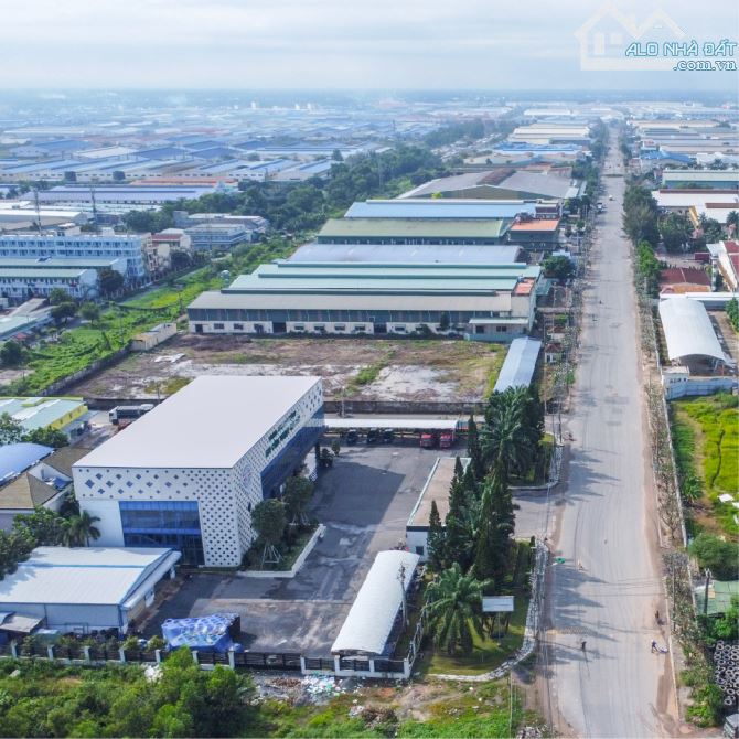 BÁN LÔ ĐẤT 100M2 , KDC TÂN ĐỨC , TÂN ĐÔ 1 TỶ 450 , SỔ HỒNG RIÊNG , XÂY DỰNG NGAY - 2