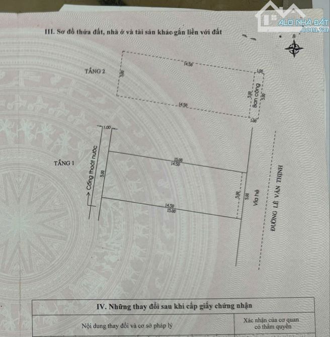 Bán nhà 2 tầng đường Lê Văn Thịnh - Ngay Dũng Sỹ Thanh Khê - Sát Biển - Giá 4.5 tỷ TL - 2