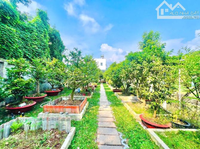 Chủ gửi nhà vườn 550m2 có sẵn 60m2 thổ cư 2 mặt tiền đường có kênh nước xã Trung Lập Hạ - 3