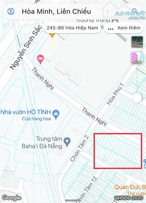 Cần tiền muốn bán nhanh đất MT đường  10,5m Thanh Nghị , trung tâm Hoà Minh, Liên Chiểu - 3