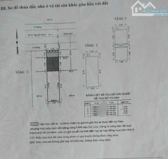 Bán nhà mặt tiền nhánh khu căn cứ Lam Sơn Nguyễn Oanh, Gò Vấp. DT 3,5*15m, 3tấm, 5,6tỷ - 4