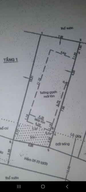 Đất 6x18m Nở Hậu 7m Đường Đặng Thúc Vịnh x.Đông Thạnh Hóc Môn Giá 4.5 Tỷ