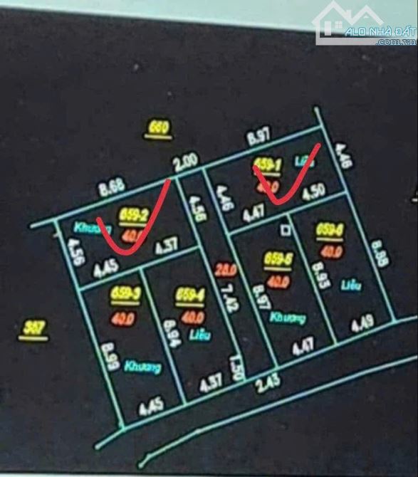 Đất 40m2: 4,5x9m ngõ 2m giá 1,15 tỷ Cao Viên, Thanh Oai