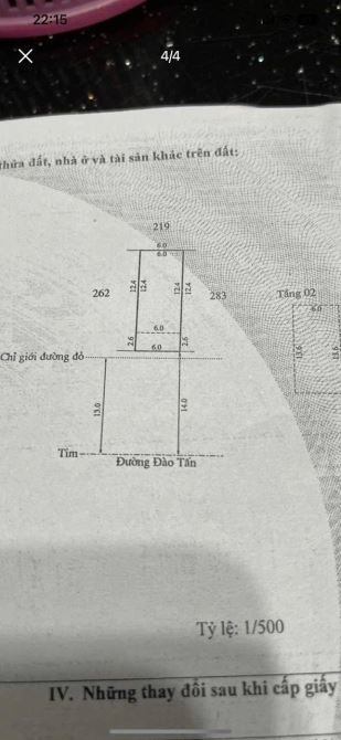 🌈Bán nhà 3 tầng mặt tiền đường Đào Tấn , khổ ngang rộng 6M