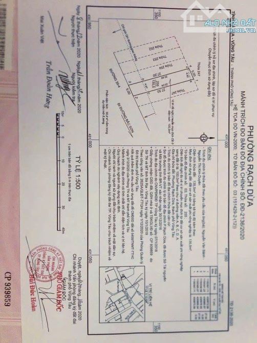 7,5 TỶ ĐẤT MẶT TIỀN ĐƯỜNG 30 THÁNG 4 THÀNH PHỐ VŨNG TÀU