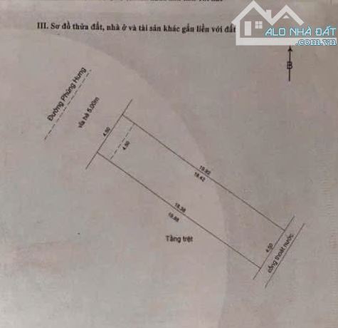 Bán nhà cấp 4 đường 10m5 Phùng Hưng Vị trí đẹp S= 90m2 Giá: 5.55 tỷ