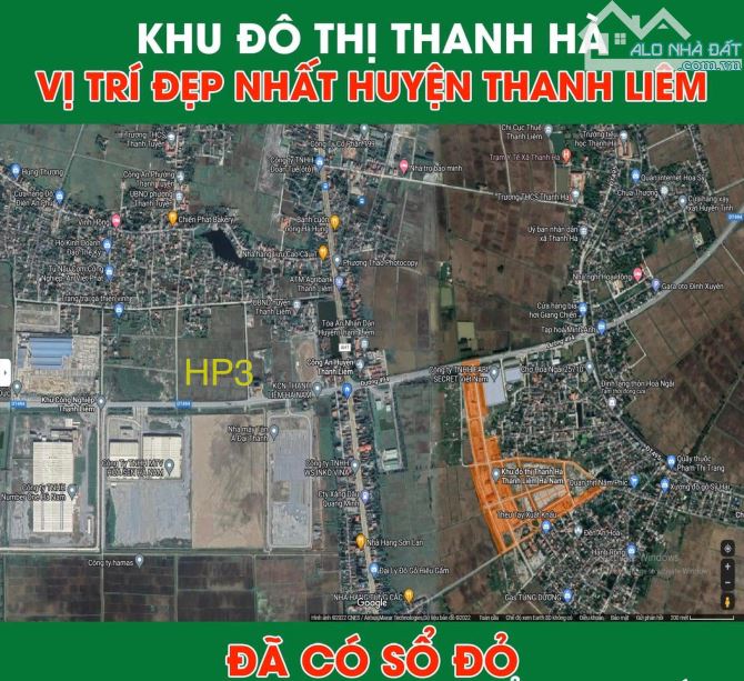 KHU ĐÔ THỊ THANH HÀ THANH LIÊM HÀ NAM- ĐẤT ĐÃ CÓ SỔ ĐỎ CẠNH KHU CÔNG NGHIỆP THANH LIÊM 300