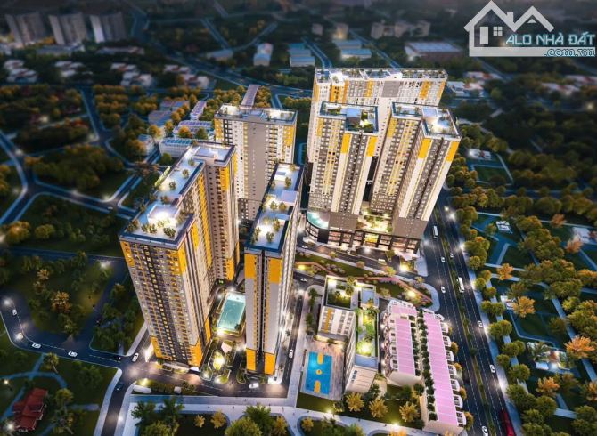 Đô thị đáng sống nhất Bcons City, tháp Green Emerald căn 2PN 52m2. - 1