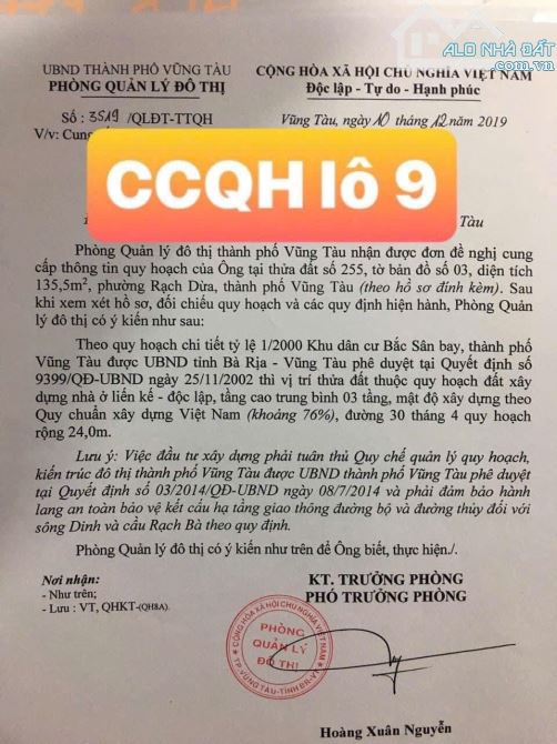 7,5 TỶ ĐẤT MẶT TIỀN ĐƯỜNG 30 THÁNG 4 THÀNH PHỐ VŨNG TÀU - 1