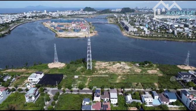 Bán lô đất biệt thự 525m² Nguyễn Đình Thi dãy view trực diện sông,Hòa Xuân, Đà Nẵng giá rẻ - 1