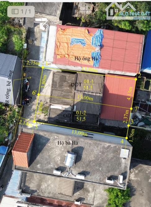 Bán hơn 51m2 đất ngõ Lệnh Bá – Chính Trọng, Quỳnh Cư, Hùng Vương giá 850 triệu - 2
