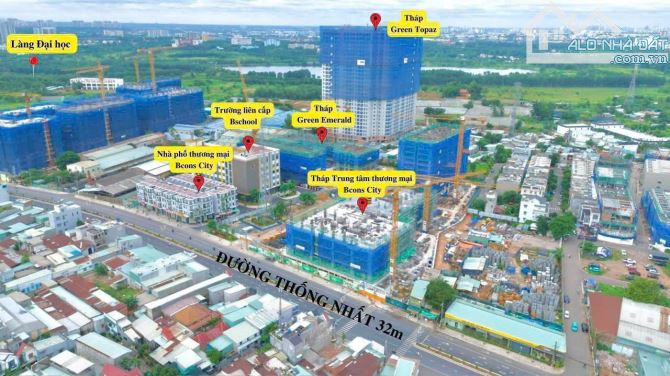 cần thu hồi vốn nên sang nhượng mua bán căn hộ bcon green emerald dự án bcon city - 2