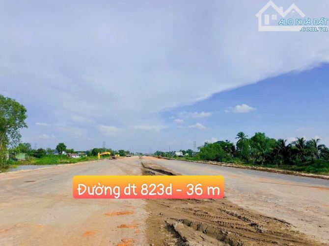 ĐẤT TRỤC ĐƯỜNG 36M NGAY VINGROUP ĐỨC HÒA GIÁ CHỈ 9 TRIỆU/M2 , SỔ HỒNG RIÊNG - 2