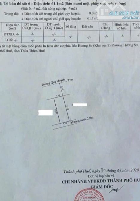 Bán đất KQH Hương Sơ - 61,1m2. Giá sốc 1.1xx tỷ - 3