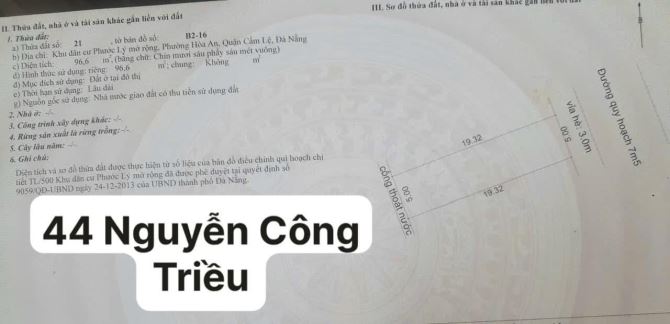 Bán đất MT 7m5 Nguyễn Công Triều, Hoà An, Cẩm Lệ - 3