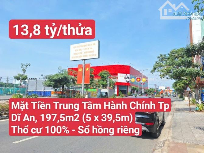 Măt Tiền Đường Số 9 Trung Tâm Hành Chính, Dĩ An, Tp Dĩ An