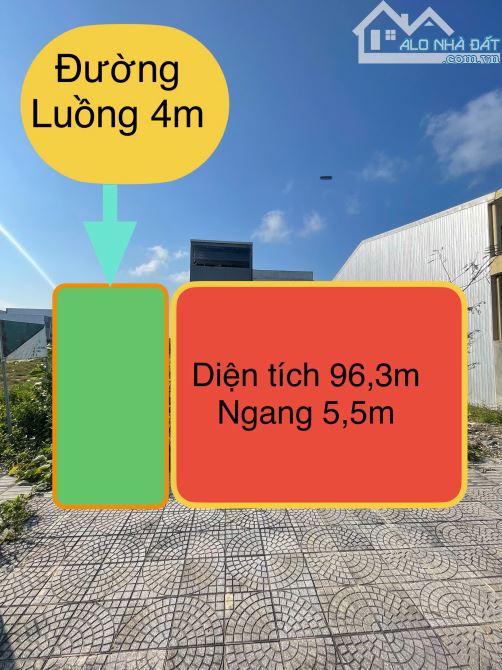 🔥🔥🔥Bán lô đất hàng hiếm KQH Hương Sơ 96,3m2 - Kẹp luồng 4m