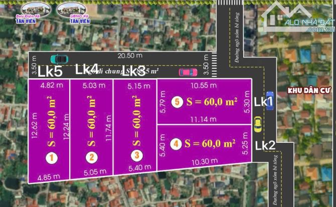 Bán 5 lô F0 trung tâm UB xã Tân Viên, An Lão, Hp  - Vị trí đắc địa nằm giữa 2 cụm Công Ngh