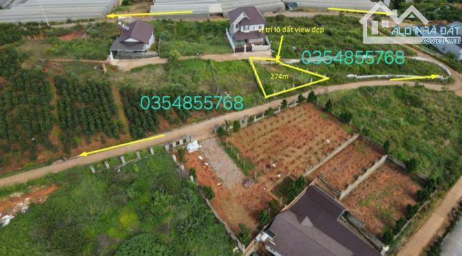 cần bán 274m đất xuân thọ thành phố đà lạt - 1