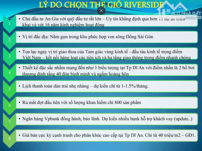 Bán Dự án The Gió An Gia 75m2 2PN 2WC TP Biên Hòa, Dĩ An, HCM, cạnh sông Đồng Nai, Ga - 1