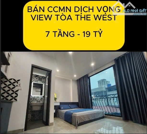 🔥 BÁN CCMN DỊCH VỌNG, CẦU GIẤY – DÒNG TIỀN 1.3 TỶ/NĂM – 7 TẦNG THANG MÁY – FULL PCCC 🔥 - 1