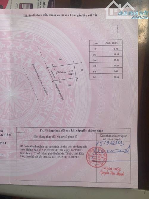 CẦN BÁN ĐẤT TẶNG KHO - MẶT TIỀN HÙNG VƯƠNG, P. TÂN LẬP, TP. BUÔN MA THUỘT - GIÁ: 10TỶ 50 T - 2