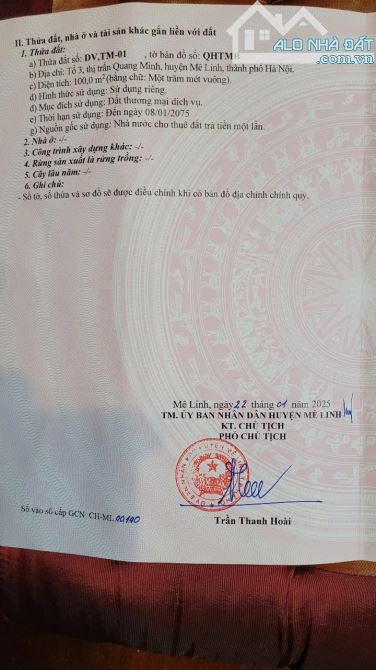 Bán đất TMDV tại TT Quang Minh, 100m2, 2 mặt tiền, ô tô tránh, kinh doanh, cho thuê ổn - 2