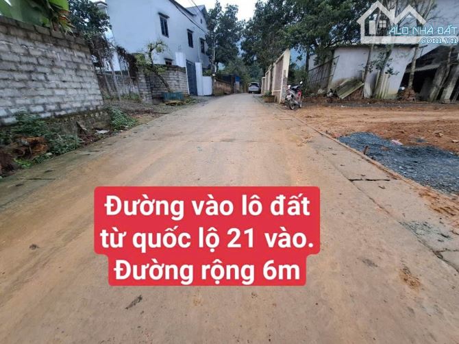 Chỉ 1.7 tỷ có ngay  100m đất cách quốc lộ 21 chỉ 600m