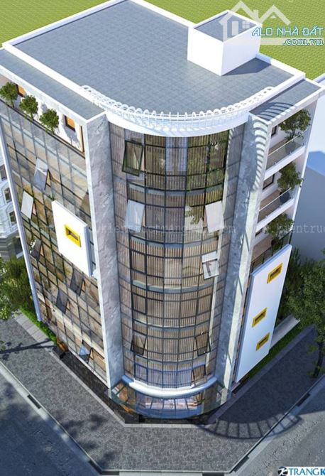 Bán Toà nhà lô góc, quận Ba Đình, Hà Nội. 100m2, 9 tầng, mặt tiền 10m, 2 mặt tiền. 94,5 tỷ