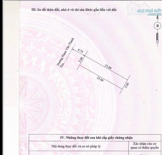 BÁN MẶT TIỀN PHẠM VĂN THANH DIỆN TÍCH 115m - 1