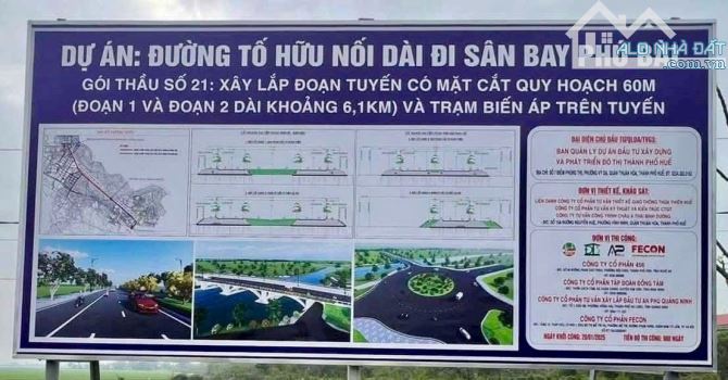 NGÀY 22/02/2025 ĐÃ KHỞI CÔNG ĐƯỜNG TỐ HỮU ĐI SÂN BAY PHÚ BÀI HUẾ - 320M2 - 2 TỶ X - 1