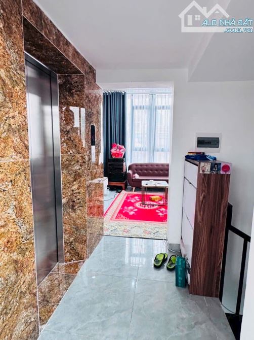Dòng tiền 35tr/tháng- 6 tầng xây mới- thang máy- 8 phòng khép kín - full đồ- 30M ra đường - 2