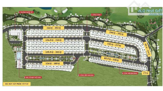 Em Bán biệt thự Himlam Vĩnh Tuy, view sân golf, Diện tích 491m2, mặt tiền 11m,... - 2