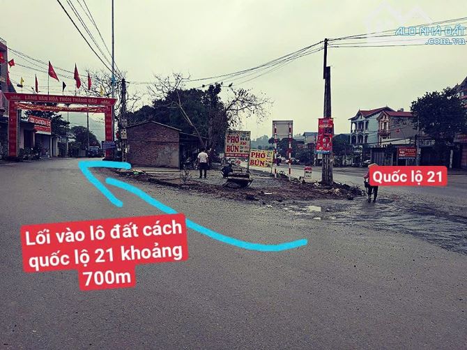 Chỉ 1.7 tỷ có ngay  100m đất cách quốc lộ 21 chỉ 600m - 3