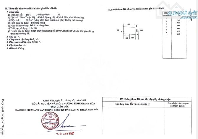 Bán đất Ninh Quang giá 490tr gần QL 1A - 3