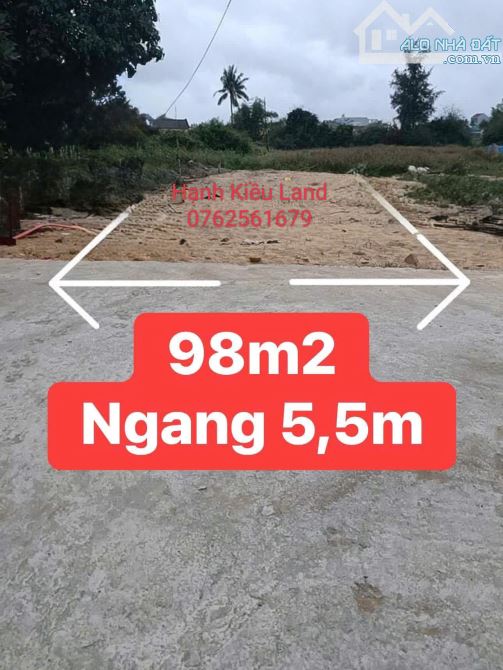 Đất bê tông thanh hà, thoáng mát, view cánh đồng, bê tông 2.1m, cách bê tông 4m khoảng25m