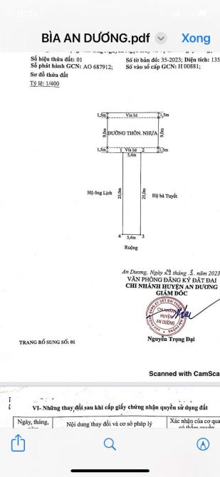🔥BÁN LÔ ĐẤT TRỤC CHÍNH - KINH DOANH ĐỈNH - NGÃ 4 KCN AN DƯƠNG🔥