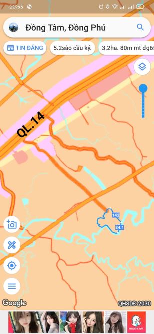 Bán 1.8ha cao su đang cạo Cách QL.14, 800m