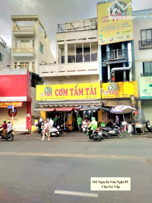 Bán Nhà Mặt Tiền Số: 102 Nguyễn Văn Nghi, Phường 5, Quận Gò Vấp. Đối Diện Chợ Gò Vấp