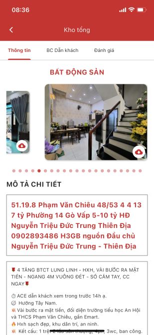 CĂN HỘ DỊCH VỤ BÌNH THẠNH - 40m2 - 4 tầng - 7phòng -  dòng tiền 30tr/ tháng - 5,5 tỷ TL - 1