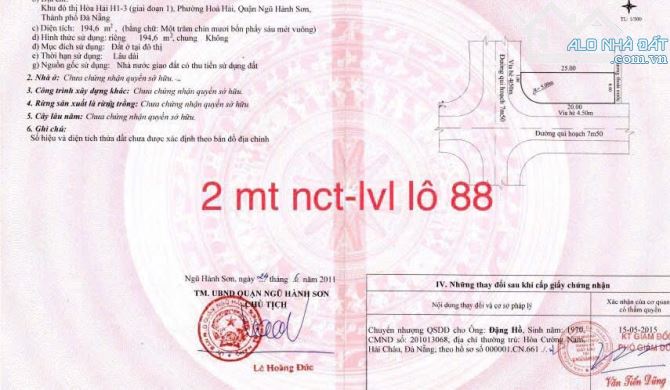 Chủ bán nhanh - Lô Góc 2MT NGUYỄN CƠ THẠCH VÀ LƯU VĂN LANG, DT 195m2 -Sát Trần Quốc Hoàn - 1