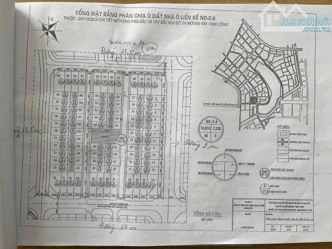 Giá từ 5x triệu/m2 nền liền kề KĐT mới Đại Kim Định Công mở rộng - 2