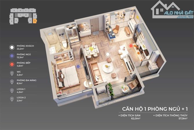 Lô CC siêu xịn 2PN, trực diện Biển Mỹ Khể ở The Sang Residence, Ngũ Hành Sơn, Đà Nẵng - 3