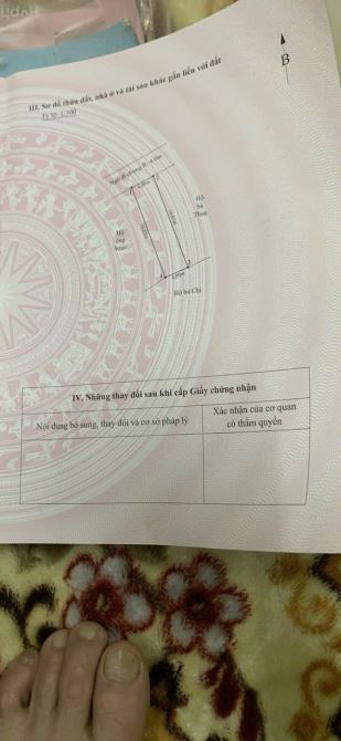 Lô đất cạnh tái định cư Hoa Động , chủ cần tiền cắt lỗ mấy trăm triệu .  Diện tích 66,9m2 - 3