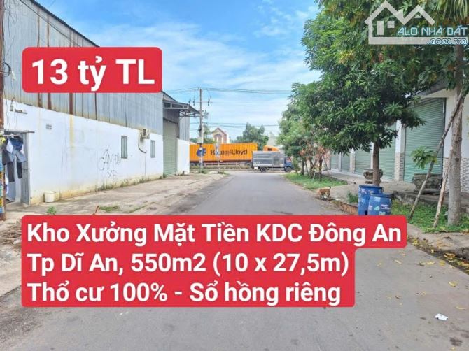 🆘 Đất Mặt Tiền Kho Xưởng KDC Đông An, P. Tân Đông Hiệp, TP Dĩ An