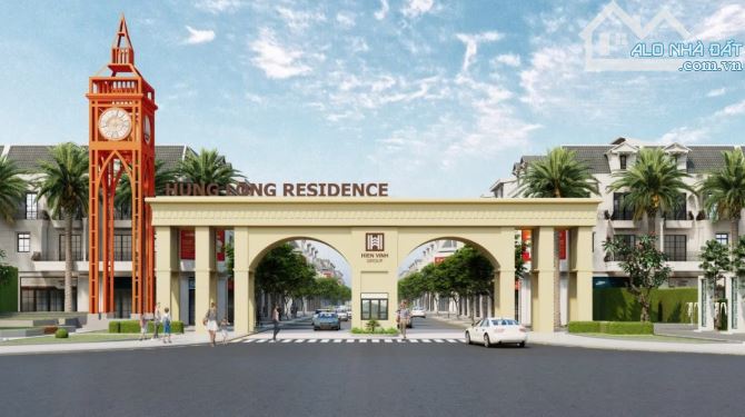 Hưng Long Residence, gần TTTM 90m2, sổ hồng riêng, trục chính 16m, giá 980 triệu