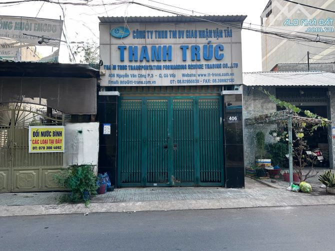 Bán nhà mặt tiền 406 Nguyễn Văn Công P3, DT 4x19m, cấp 4. Giá 12,4 tỷ