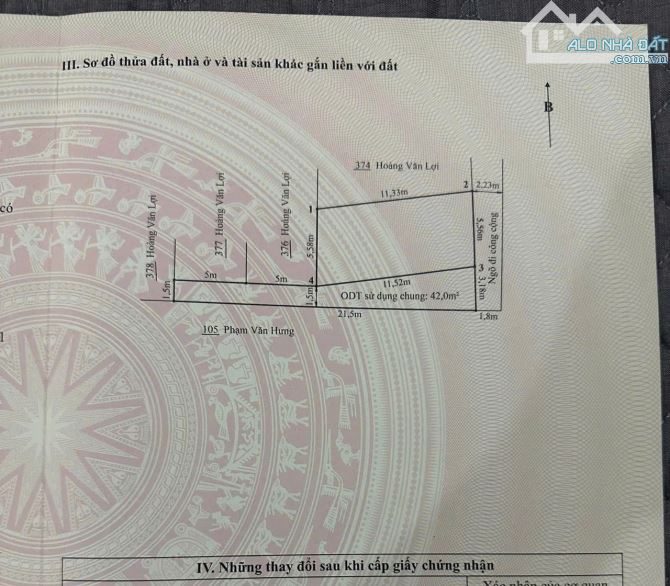 ❌❌Bán lô đất 63m2 ngõ tại Khu Phân Lô Đống Hương đi vào,Quán Toan,Hồng Bàng-Giá chỉ 1,1 tỷ