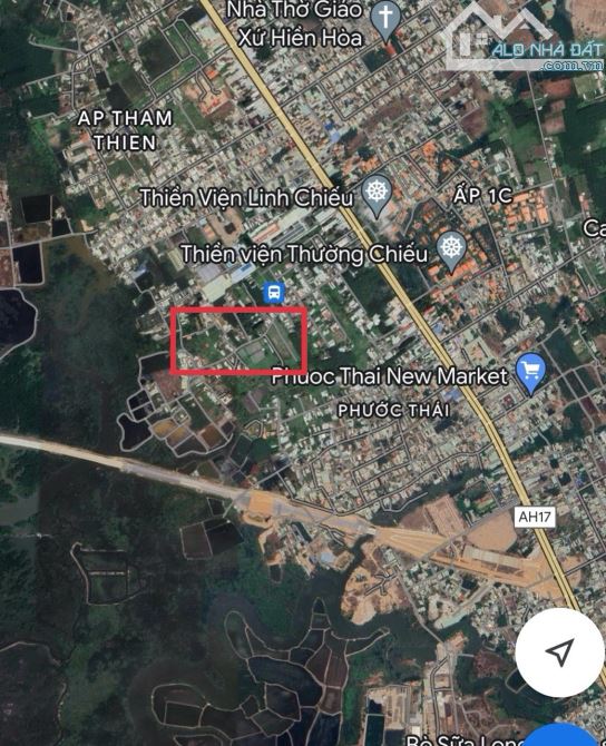 NGỘP [1,2 hecta] có 600m2 thổ cư, 3 mặt tiền đường nhựa, sát ngay nút giao cao tốc và QL51